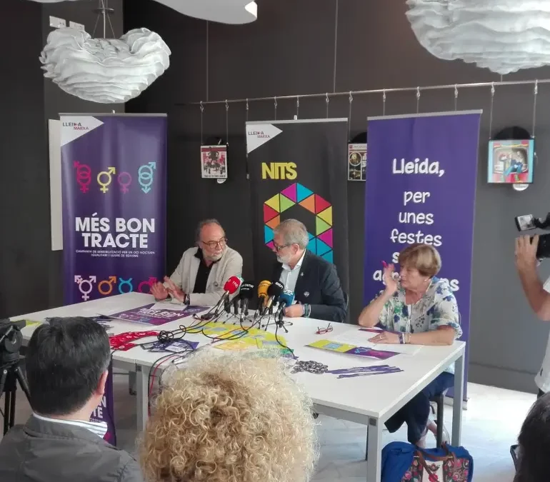 La Asociación Antisida de Lleida gestiona el Punt Lila por las Fiestas del Otoño de Lleida